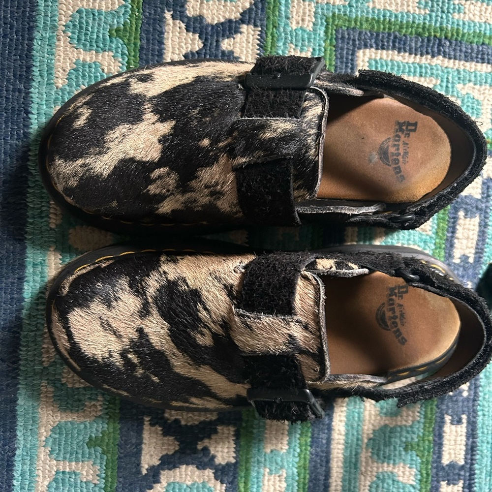 Jorge Ii Contrast Hair On Slingback Mule